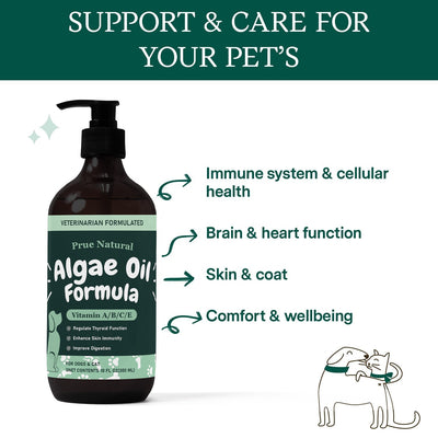 Pet Vegan Omega-3 Fish Oil Alternative - Joint & Heart Support