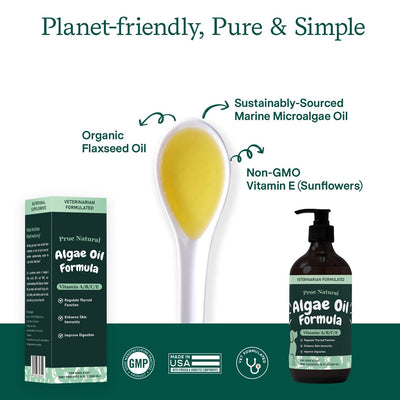 Pet Vegan Omega-3 Fish Oil Alternative - Joint & Heart Support